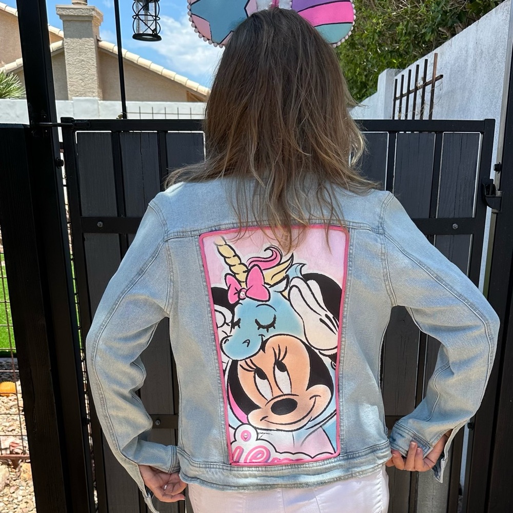 Disney - One of a Kind, Unique - Item Name: (Minnie) Pink Pony Jacket - denim - Picture 5 of 16